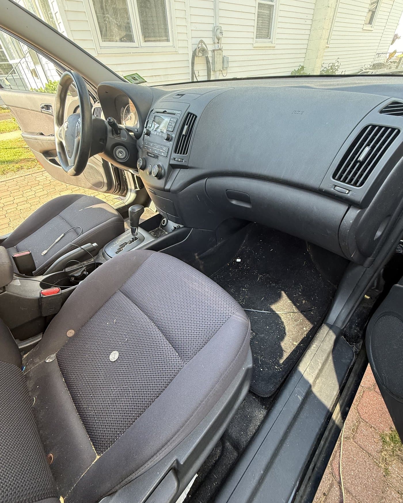 Before — Interior — mobile detailing