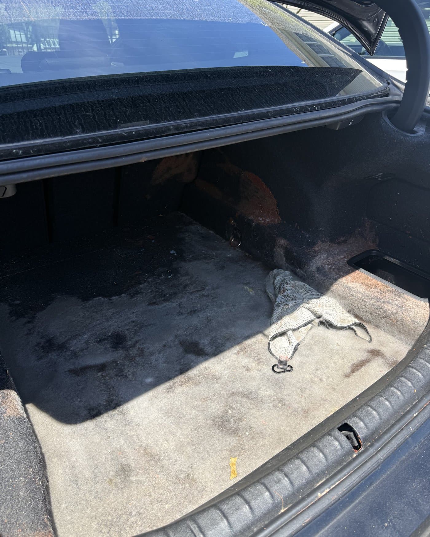 Before — Trunk — mobile detailing