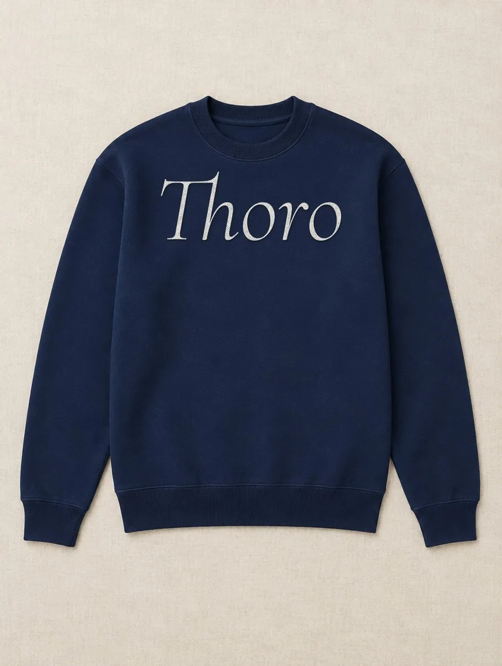 The Thoro Crewneck, Navy